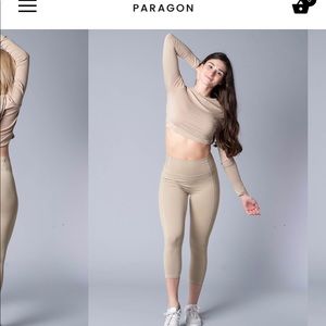 Augusta Leggings in Color Sesame